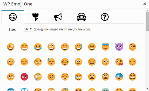 emoji разделение иконок