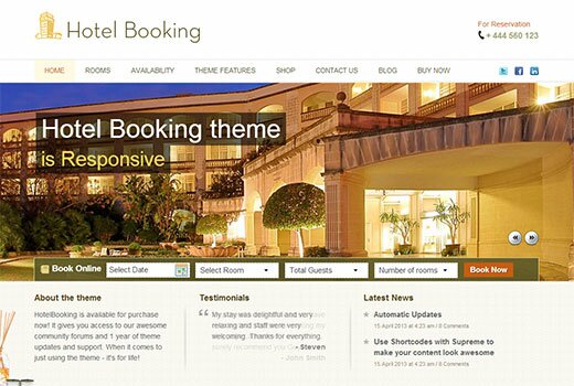 templatic hotelbooking