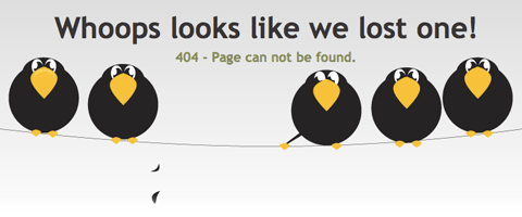 Хорошее оформление 404 ошибки