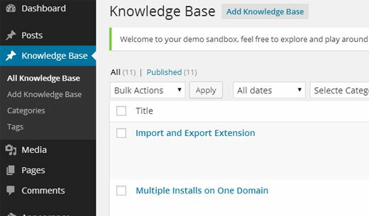 knowledgebase админка