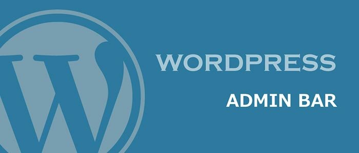 Админ бар Wordpress