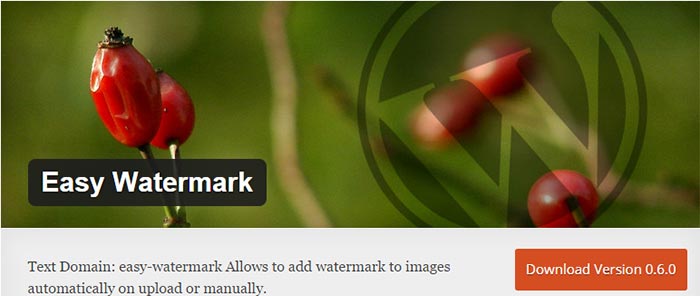 easy watermark - добавляем водяной знак на картинки