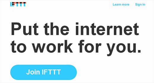 IFTTT - автоматизация рутинных действий в интернете