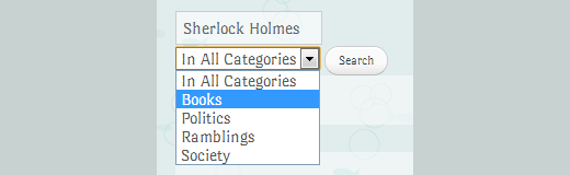 Плагин Category Wise Search поиска по сайту